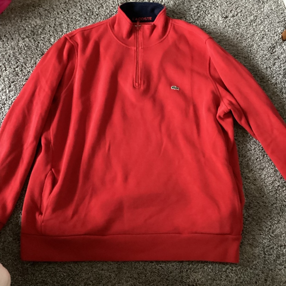 A red sweater/4XL/Lacoste